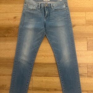 Frame Denim Le Skinny The Jeanne Light Blue Ankle & Cropped Jeans